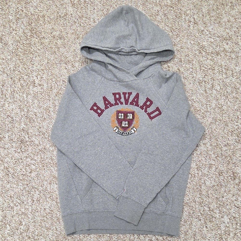 League Heather Gray Harvard Hoodie